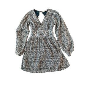 Abercrombie & Fitch Blue Floral Mini Dress